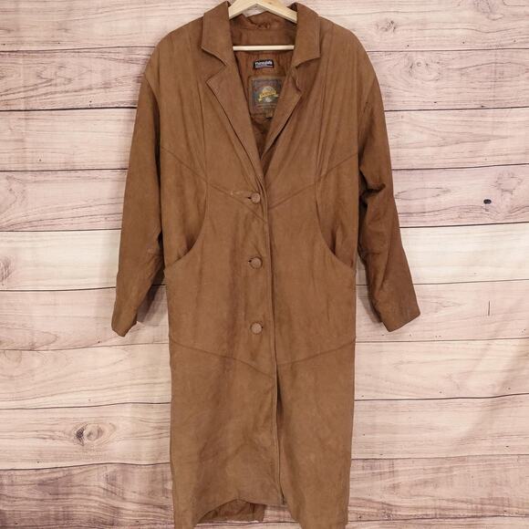 Wilsons Leather Jackets & Blazers - Wilsons Adventure Bound Originals Coat Womens PXS Brown Suede Leather Thinsulate